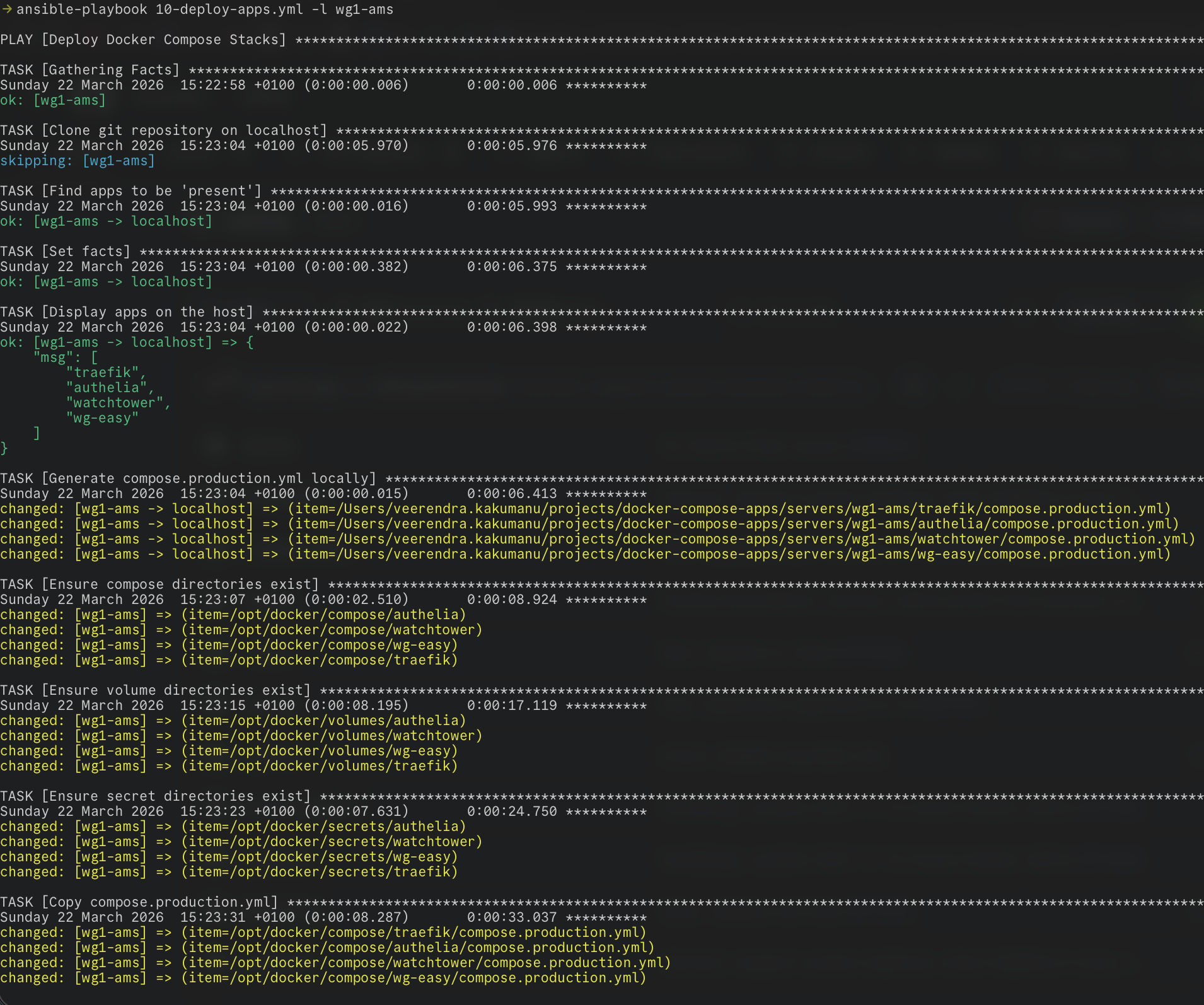 Ansible Playbook Deploy Apps